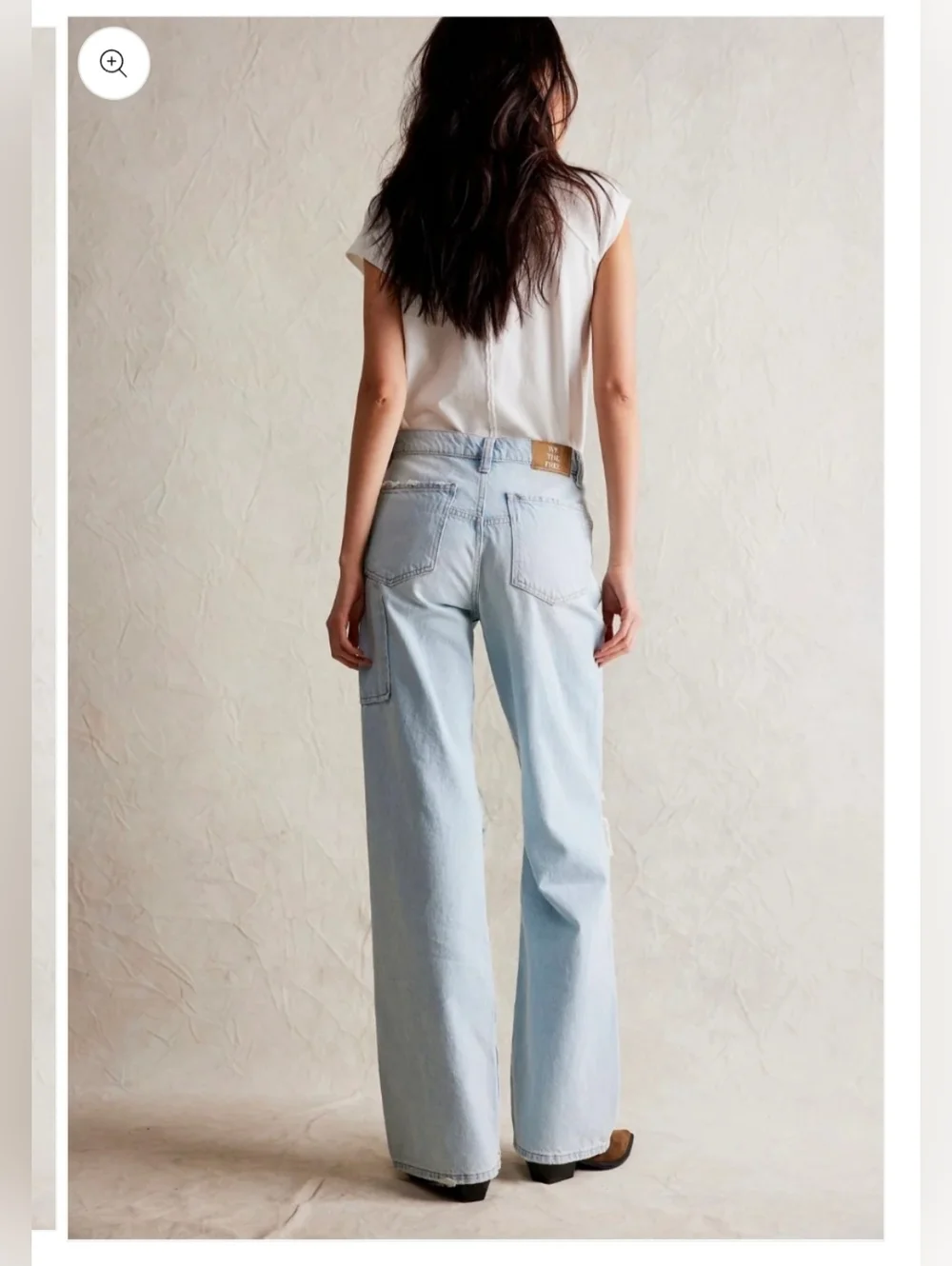 NWOT We The Free Tinsley Baggy High Rise Straight Leg Jeans - Picture 4 of 13